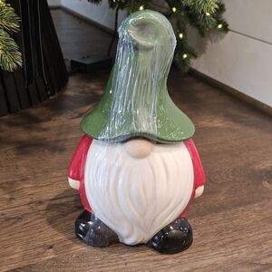 47oz Gnome cookie jar Christmas holiday
